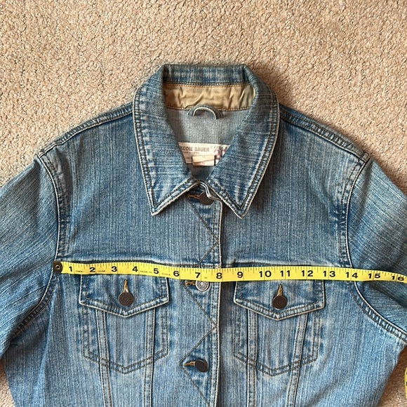Denim Jean Trucker Jacket Eddie Bauer SUPER FAST SHIPPING - Picture 12 of 14